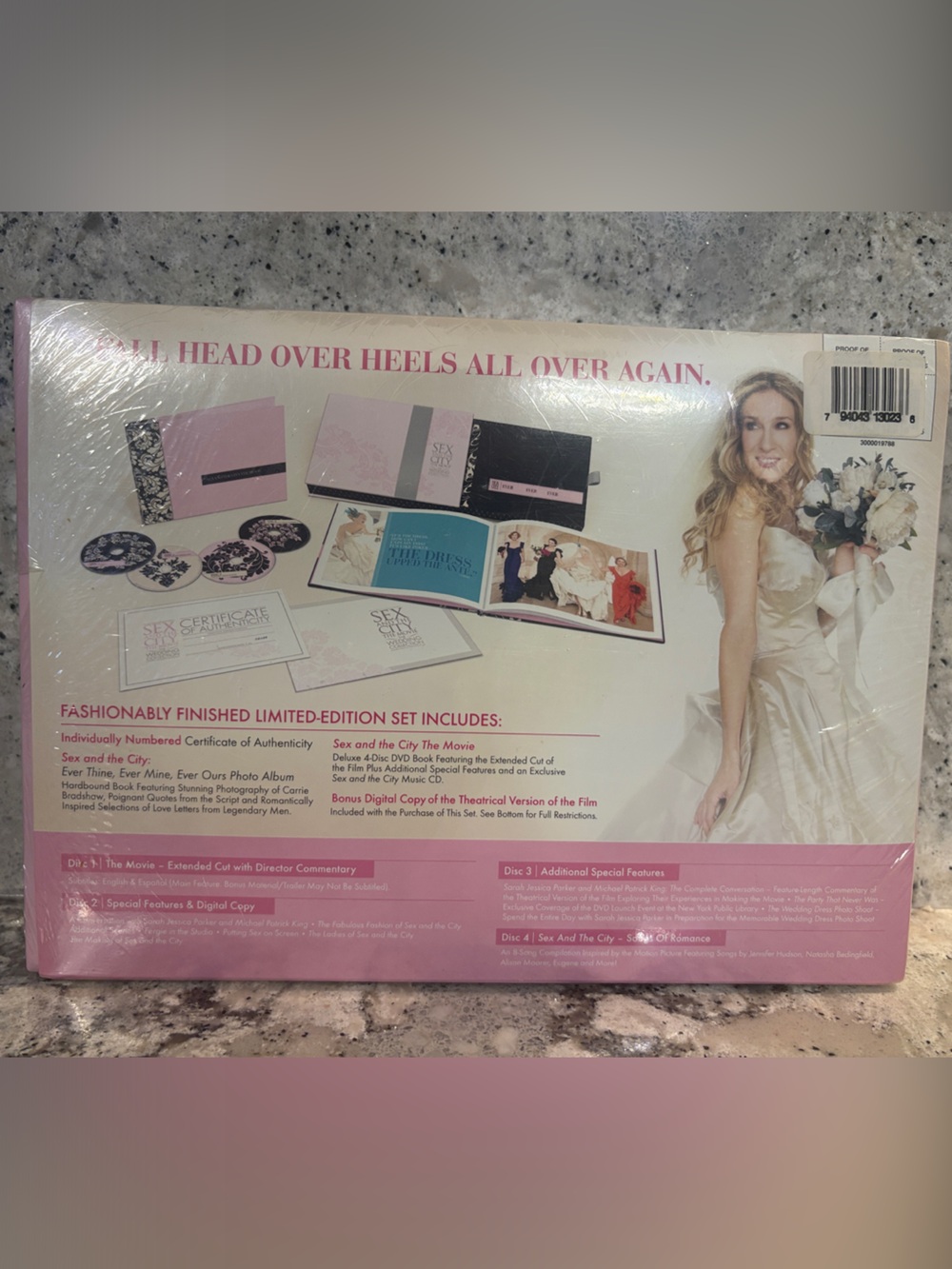 Sex and the city, limited edition movie and Bridal Keepsake Box Set